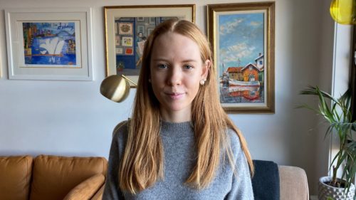 Julia Eriksson, intervjuad i Svenskarna och internet 2020